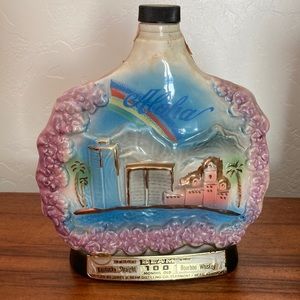 Vintage Jim Beam Aloha Decanter Bottle